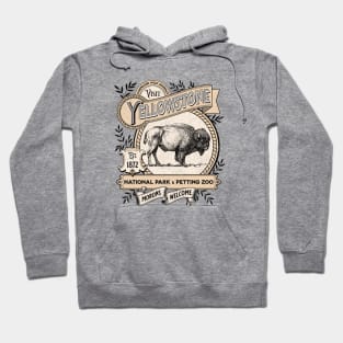 Vintage Yellowstone National Park and Petting Zoo Hoodie